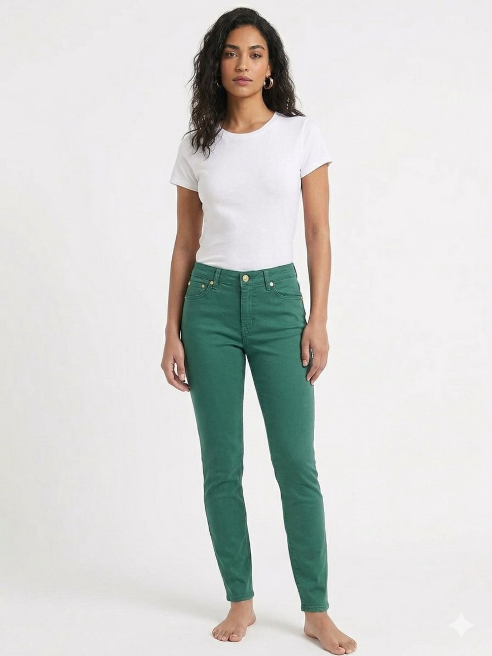 Nine West Skinny Jeans in Deep Green